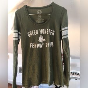 NWOT Green Monster Red Sox Fenway Park Long Sleeve Shirt